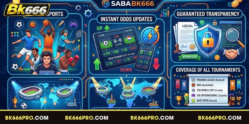 Benefits of participating in betting at Saba BK666