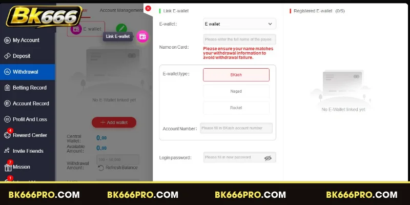 BK666 withdrawal guide