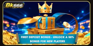 First Deposit Bonus - Unlock a 50% Bonus for New Players