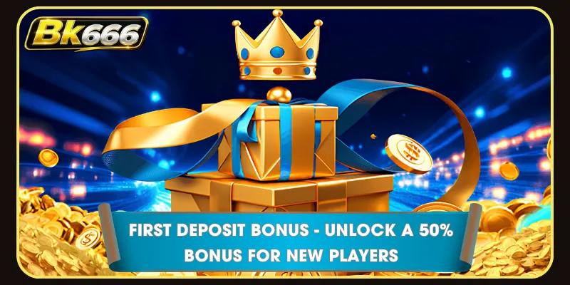First Deposit Bonus - Unlock a 50% Bonus for New Players