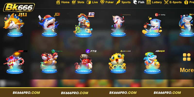 Updates on the popular fishing game lobby at BK666